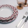 Sada dvou porcelánových polévkových talířů – Vienna Red Sada dvou porcelánových polévkových talířů – Vienna Red