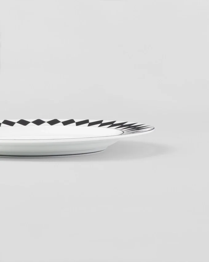 Sada dvou porcelánových talířů – šachovnice Sada dvou porcelánových talířů – šachovnice