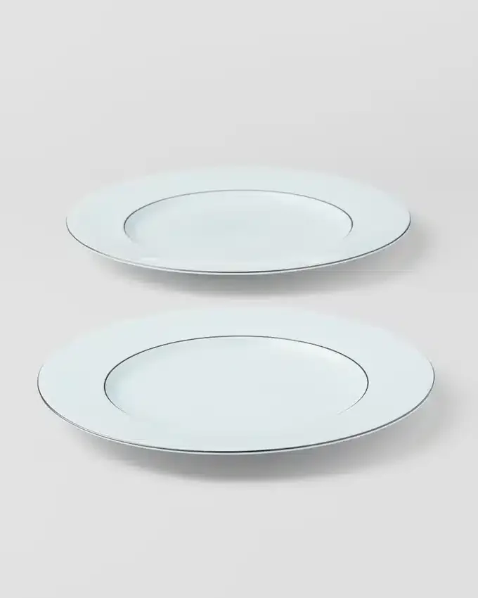 Sada dvou porcelánových talířů – Celadon Sada dvou porcelánových talířů – Celadon
