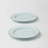 Sada dvou porcelánových talířů na chléb – Celadon Sada dvou porcelánových talířů na chléb – Celadon