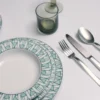 Sada dvou porcelánových talířů – Vienna Green Sada dvou porcelánových talířů – Vienna Green