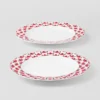 Sada dvou porcelánových talířů – Vienna Red Sada dvou porcelánových talířů – Vienna Red
