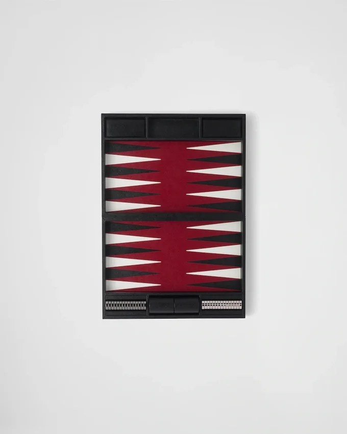 Sada na backgammon z kůže Saffiano Sada na backgammon z kůže Saffiano