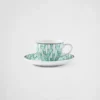 Sada čtyř porcelánových šálků na espresso – Vienna Green Sada čtyř porcelánových šálků na espresso – Vienna Green