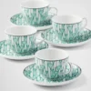 Sada čtyř porcelánových šálků na espresso – Vienna Green Sada čtyř porcelánových šálků na espresso – Vienna Green