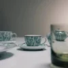 Sada čtyř porcelánových šálků na espresso – Vienna Green Sada čtyř porcelánových šálků na espresso – Vienna Green