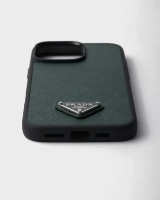 Saffiano kůže pouzdro pro iPhone 16 Pro Max Saffiano kůže pouzdro pro iPhone 16 Pro Max