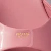 Sandály s nízkým podpatkem z lakované kůže Sandály s nízkým podpatkem z lakované kůže