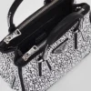 Saténová taška Prada Galleria Mini s krystaly