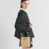 Saténová taška Prada Panier s krystaly Saténová taška Prada Panier s krystaly