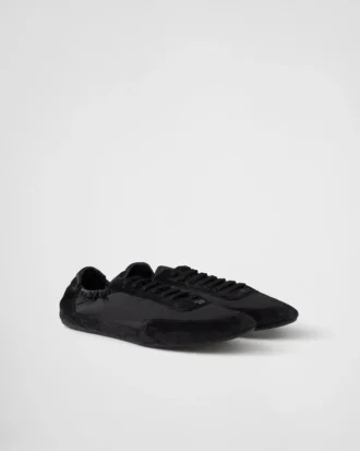 Sbalit Tenisky z materiálu Re-Nylon a semiše s elastickým lemem