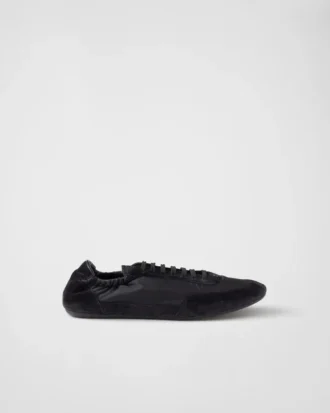 Sbalit Tenisky z materiálu Re-Nylon a semiše s elastickým lemem