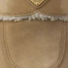Semišové a ovčí kožešinové pantofle Semišové a ovčí kožešinové pantofle