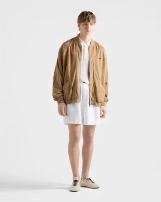 Semišová bomber bunda