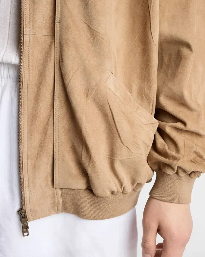 Semišová bomber bunda Semišová bomber bunda