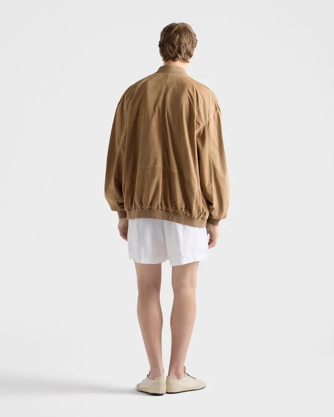 Semišová bomber bunda Semišová bomber bunda
