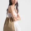Semišová taštička Prada Wish Semišová taštička Prada Wish