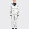 Snowboardová bunda z potištěné technické tkaniny Snowboardová bunda z potištěné technické tkaniny