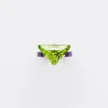 Solitaire prsten Couleur Vivante – bílé zlato s peridotem a ametystem Solitaire prsten Couleur Vivante – bílé zlato s peridotem a ametystem