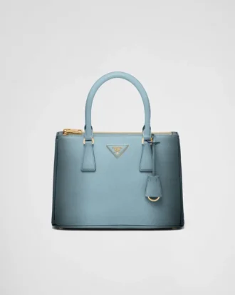 Středně velká kožená taška Prada Galleria Ombra Saffiano