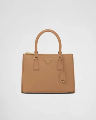 Středně velká kožená taška Prada Galleria z kůže Saffiano