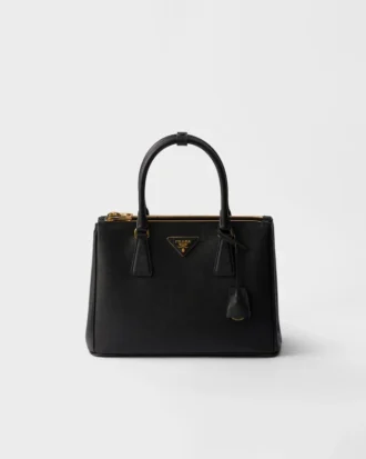 Středně velká kožená taška Prada Galleria z kůže Saffiano