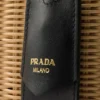 Středně velká taška z proutí a plátna Středně velká taška z proutí a plátna