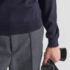 Svetr s rolákem z česané vlny