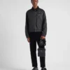 Taška přes rameno z materiálu Re-Nylon a kůže Saffiano Taška přes rameno z materiálu Re-Nylon a kůže Saffiano