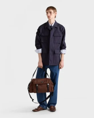 Taška Prada Explore z materiálu Re-Nylon a kůže