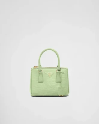 Taška Prada Galleria Mini z ještěrčí kůže