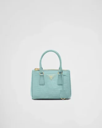 Taška Prada Galleria Mini z ještěrčí kůže
