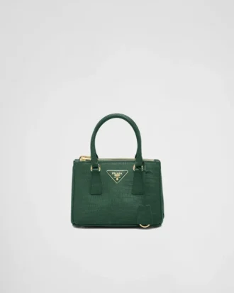 Taška Prada Galleria Mini z ještěrčí kůže