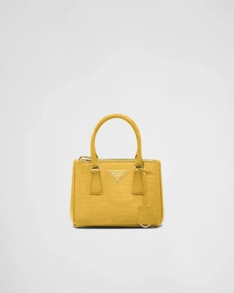 Taška Prada Galleria Mini z ještěrčí kůže