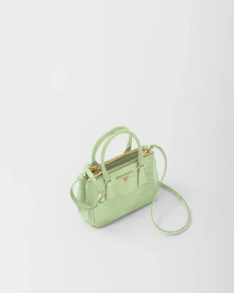 Taška Prada Galleria Mini z ještěrčí kůže