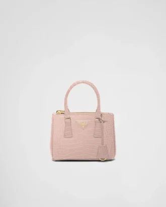 Taška Prada Galleria Mini z krokodýlí kůže