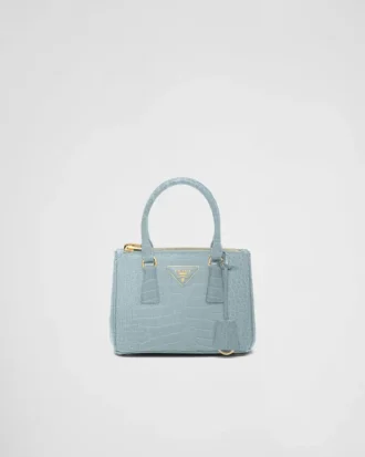 Taška Prada Galleria Mini z krokodýlí kůže