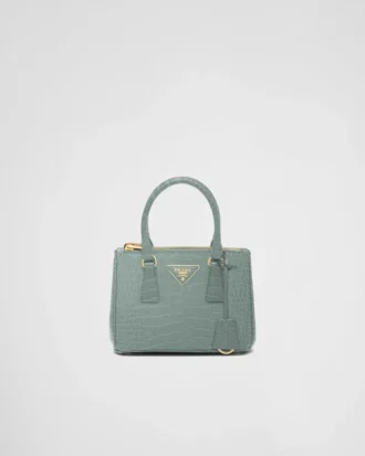 Taška Prada Galleria Mini z krokodýlí kůže