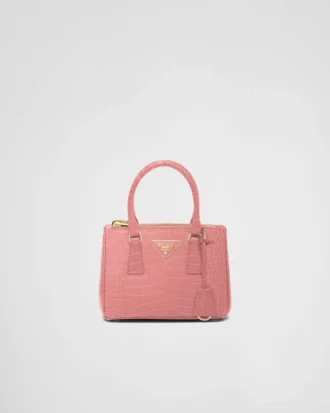 Taška Prada Galleria Mini z krokodýlí kůže