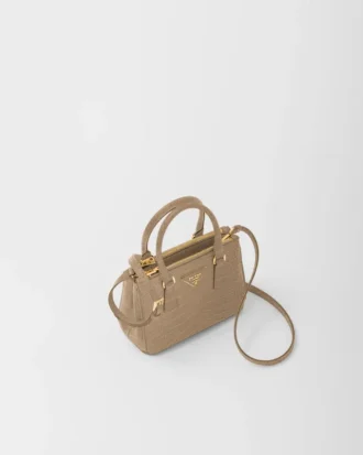 Taška Prada Galleria Mini z krokodýlí kůže