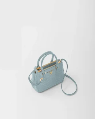 Taška Prada Galleria Mini z krokodýlí kůže