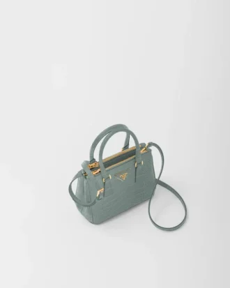 Taška Prada Galleria Mini z krokodýlí kůže