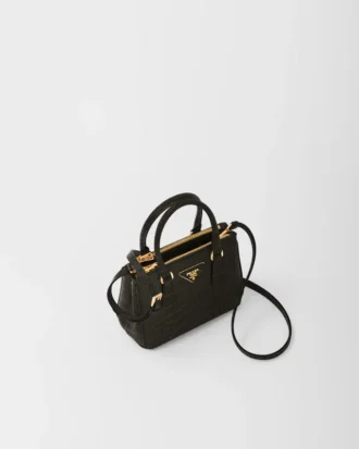 Taška Prada Galleria Mini z krokodýlí kůže