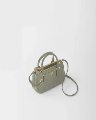 Taška Prada Galleria Mini z krokodýlí kůže