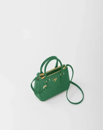Taška Prada Galleria Mini z krokodýlí kůže