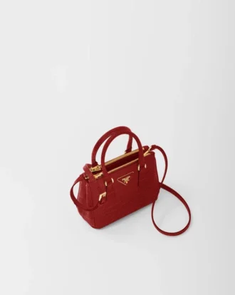 Taška Prada Galleria Mini z krokodýlí kůže