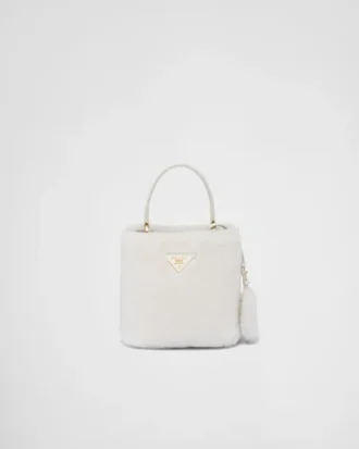 Taška Prada Panier Mini Shearling