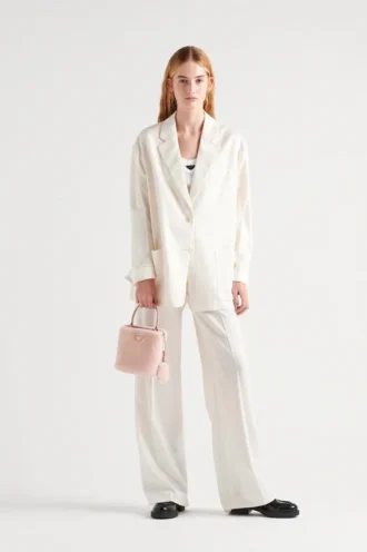 Taška Prada Panier Mini Shearling