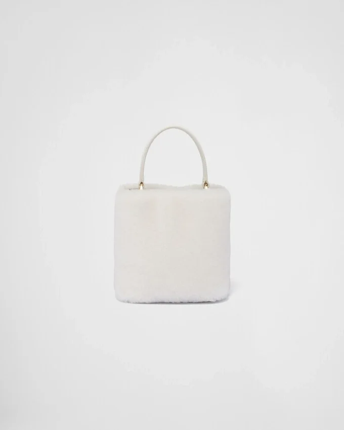 Taška Prada Panier Mini Shearling Taška Prada Panier Mini Shearling