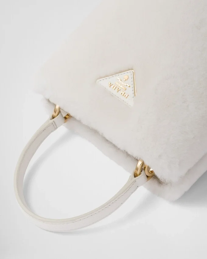 Taška Prada Panier Mini Shearling Taška Prada Panier Mini Shearling